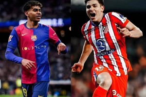 马竞VS巴萨：欧冠1/4决赛次回合，西甲德比再燃战火！